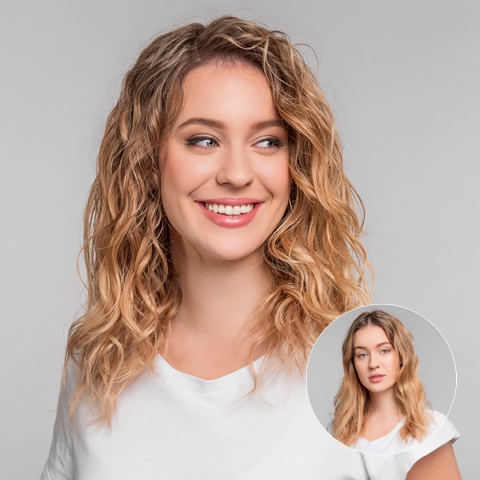 pre i posle subrina professional slani sprej i curl krema