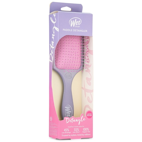 Wet Brush Wet brush plocasta cetka Paddle Detangler Feel Good Ombre pink purple pakovanje