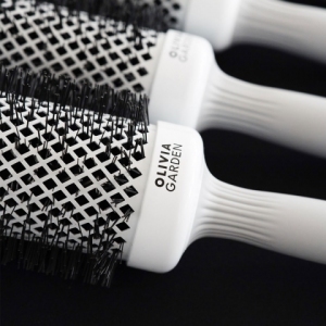 Olivia Garden expert blowout shine white&grey četka za feniranje 20mm ceramic ion Olivia Garden expert blowout shine white&grey četka za feniranje 20mm ceramic ion