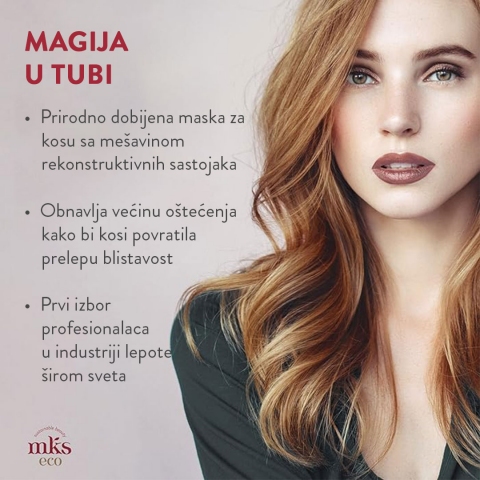 MKS eco proteinska maska za kosu sa arganovim uljem