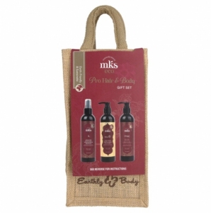  MKS ECO gift set Ends (Endz 296 ml * X leave in 296 ml  * Body losion 296 ml)